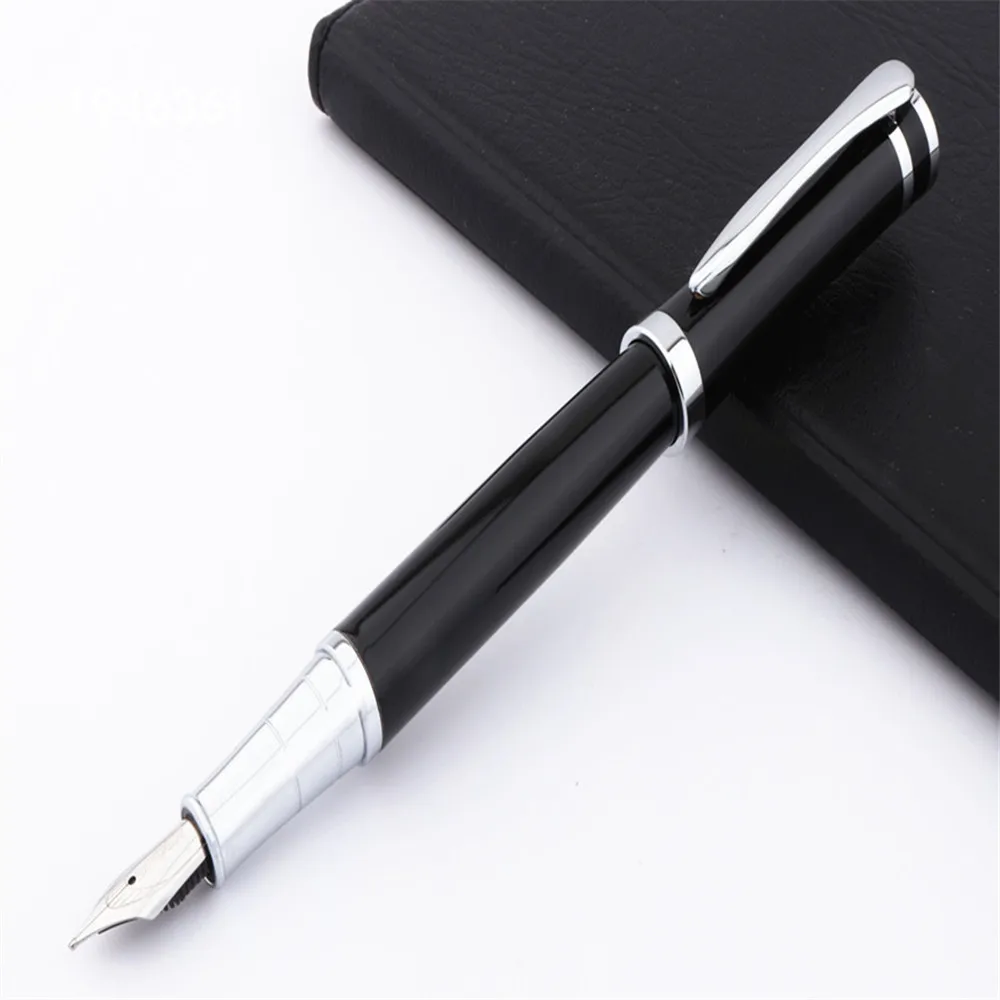 Ручка перьевая Baoer 3035 черная со средним пером|fountain pen broad nib|pen fountainfountain case |