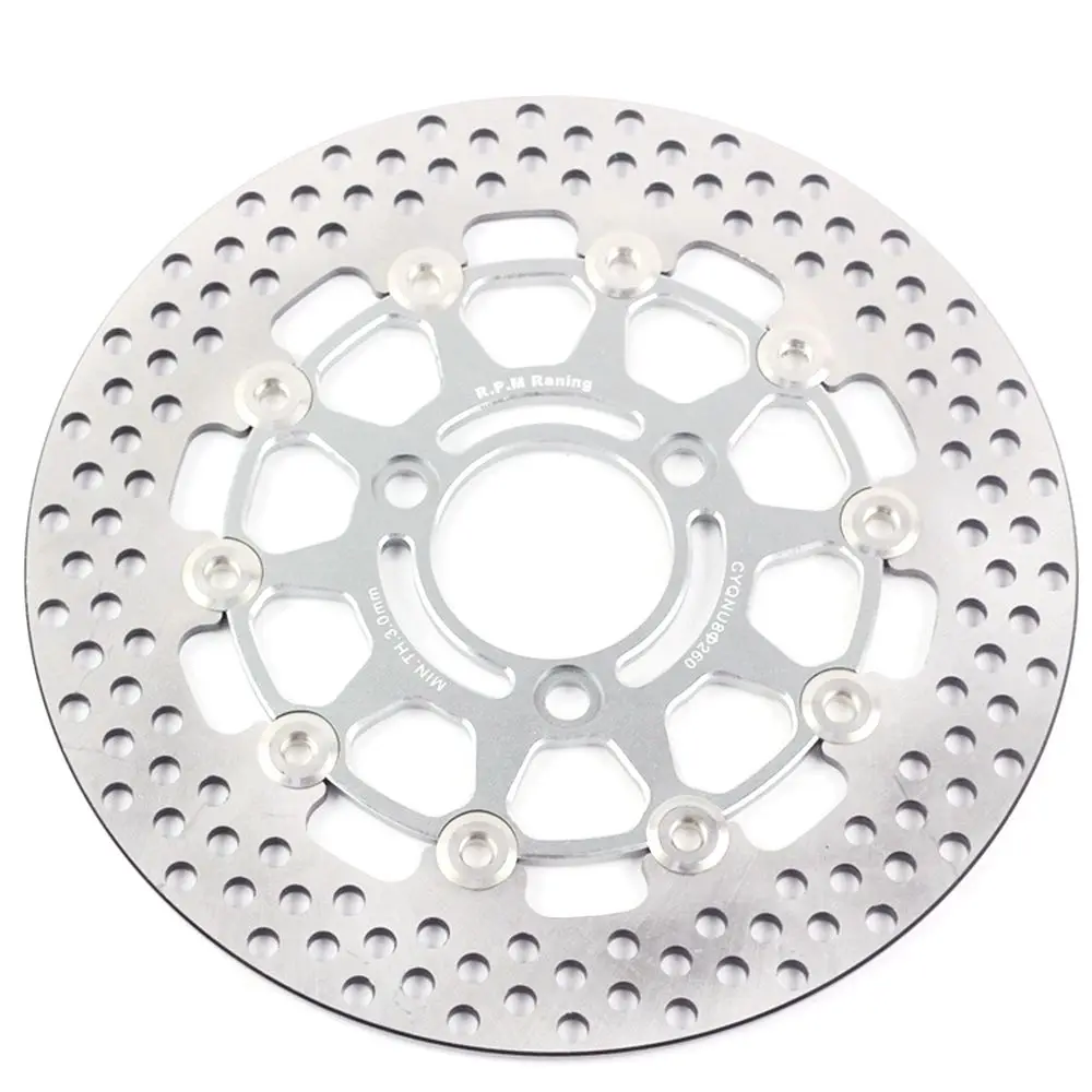 Универсальные плавающие дисковые Тормозные колодки 260 мм * 70 из алюминиевого