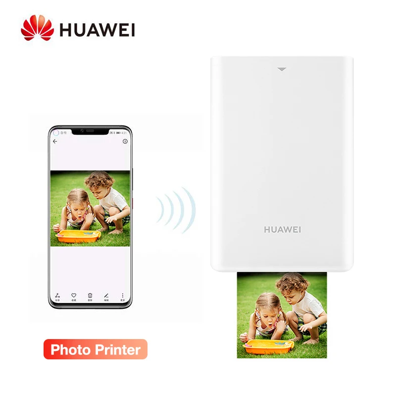 Портативный мини принтер Huawei AR для смартфонов Bluetooth 4 1 300 точек/дюйм|Принтеры| |