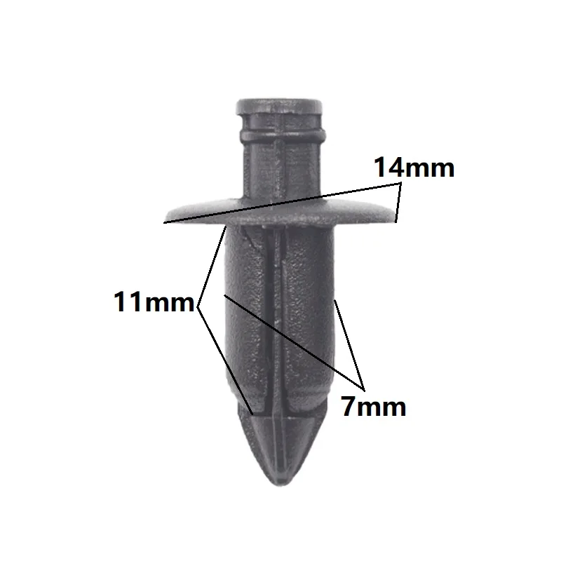 Пуш ап в крышка двигателя автомобиля клипса обшивки панели двери бампер застежка