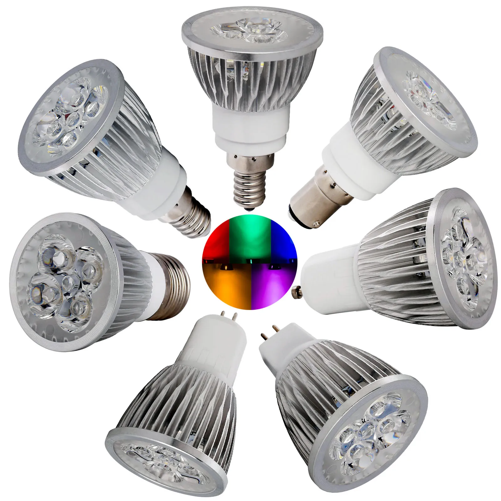 

GU 10 LED Spotlight Dimmable 9W 12W 15W GU10 MR16 E27 E14 E12 LED Bulbs 220V DC 12v Lampada LED Bulbs light Spot Candle Luz