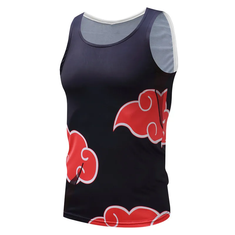 Мужская одежда Топ майка компрессионные футболки без рукавов Сон Гоку Вегета