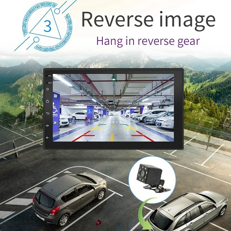 7 дюймов 2Din Android 8 1 автомобильный стерео MP5 плеер FM радио GPS WiFi BT головное