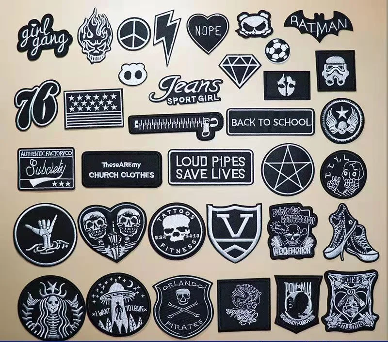 

Mixed 5 Pcs Per Packet Etiquetas Personalizada Handmade for Clothes Pants Bags Patches Decoration DIY Sewing and Pasting Labels