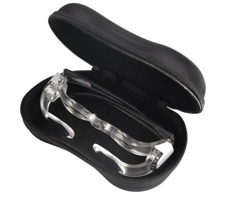 

2.1X Goggle Glass Style Reading Repair Magnifier Loupe Magnifying Glass for Old Man Watching TV Reading Newspaper