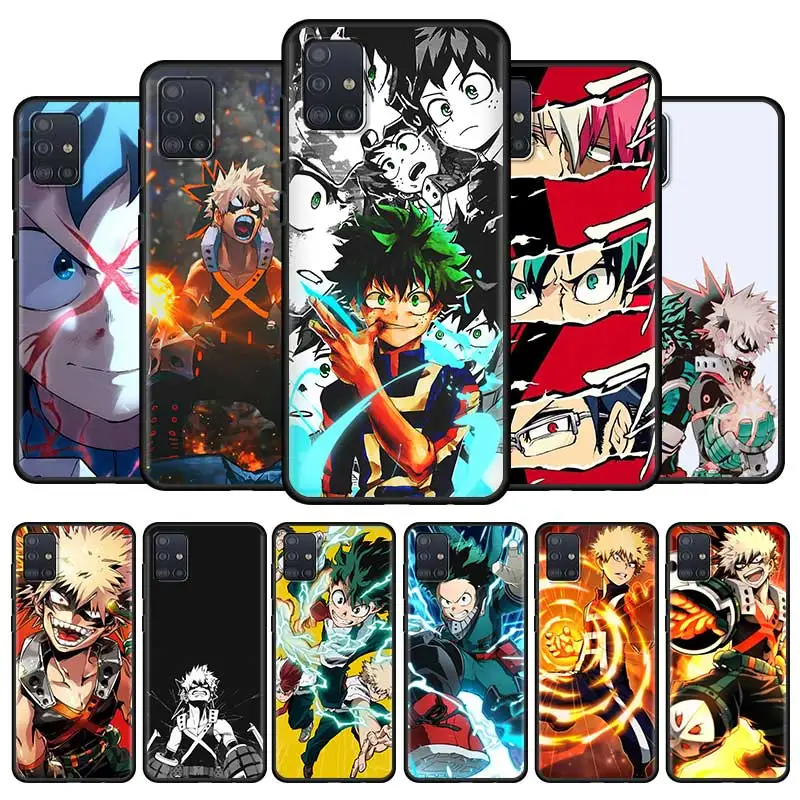 

My Hero Academia Anime Case For Samsung Galaxy A51 A21S A71 A31 A52 A41 A11 A72 A32 A42 5G A01 A91 A12 A02 Cell Phone Soft Cover