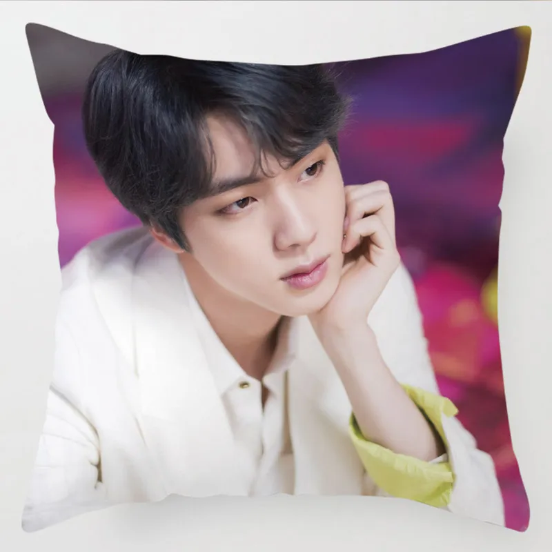 Bangtan boys мультяшная Подушка CoverPrint Чехол птица полиэстер хлопок BT-21Throw наволочка