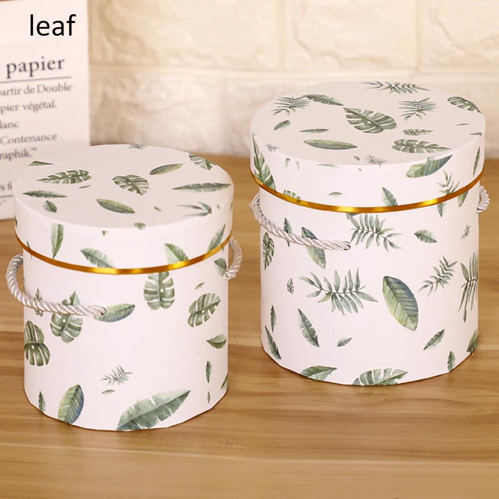 Подарочные коробки с крышкой Размер L S набор из двух предметов цветочные