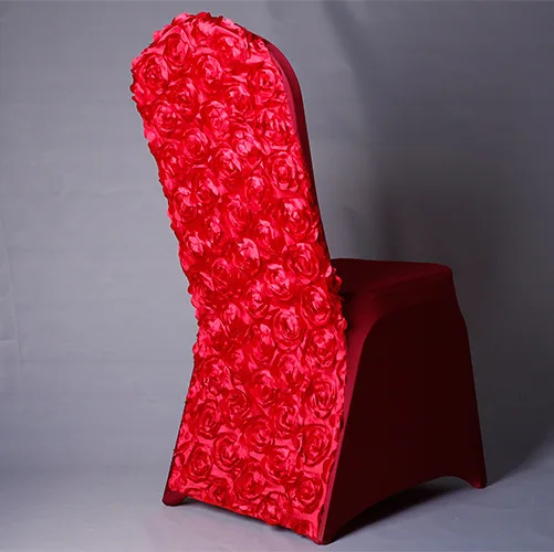 red Простые розовые чехлы на кресла стрейч Свадебные гостиничные сиамские стулья набор стул сплошной цвет крышка - Цвет: red