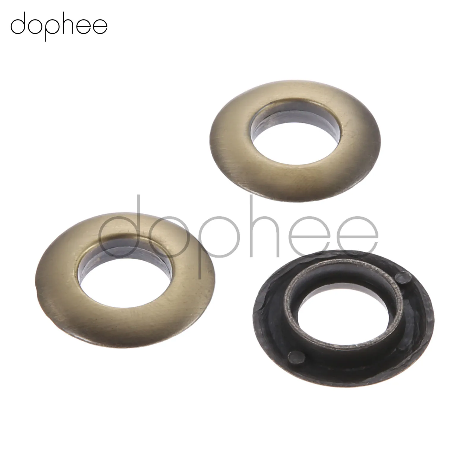Dophee металлические круглые пряжки 13 мм 2 шт./партия застежки с винтами для сумки