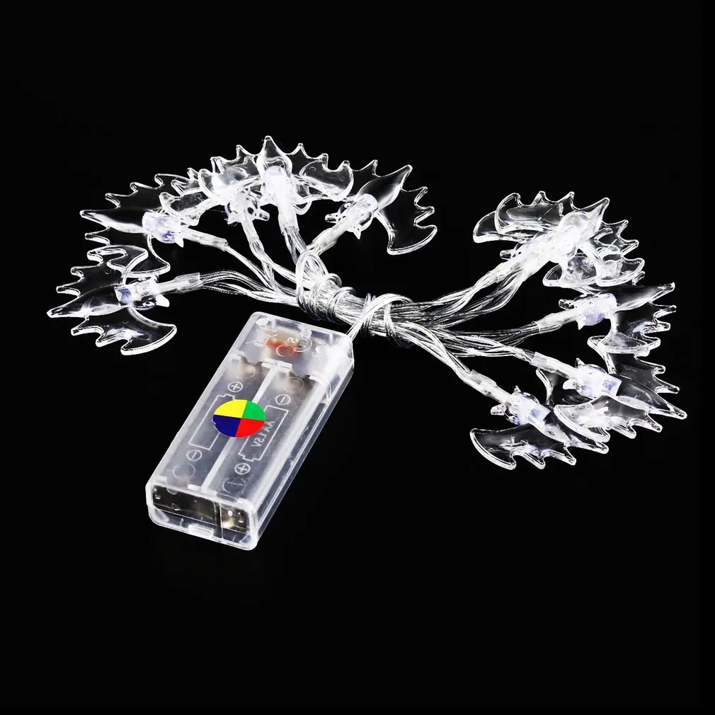 Battery Operated 10 LEDs Bat Shape Fairy String Light Decoration for Outdoor Halloween Thanksgiving Party Christmas |