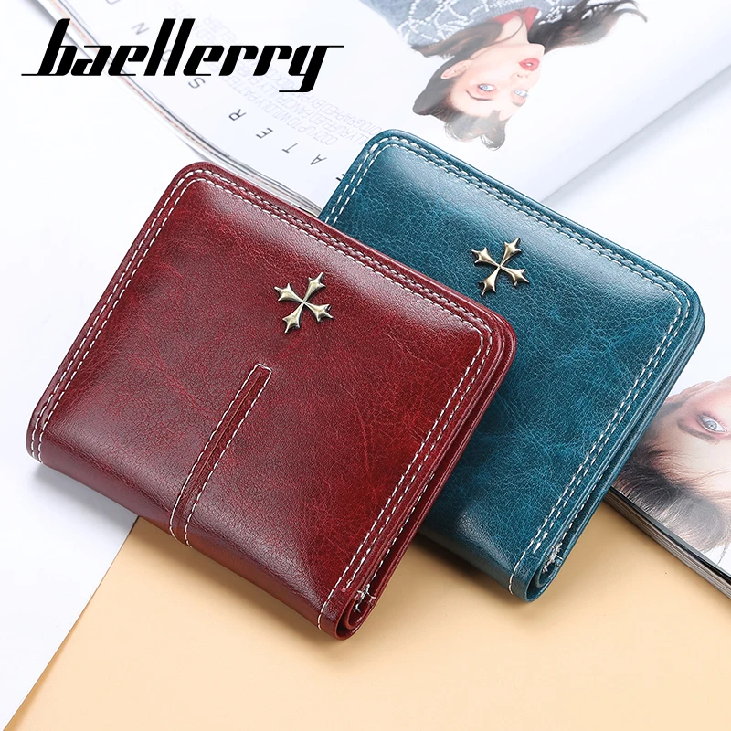 Женские кошельки Маленький модный брендовый кожаный кошелек женская сумка для