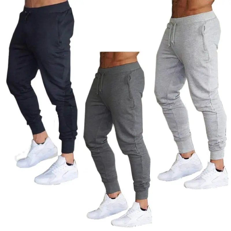 Новые спортивные штаны для бега, мужские спортивные штаны, штаны для бега, Мужские штаны для бега, хлопковые тренировочные штаны, облегающие...