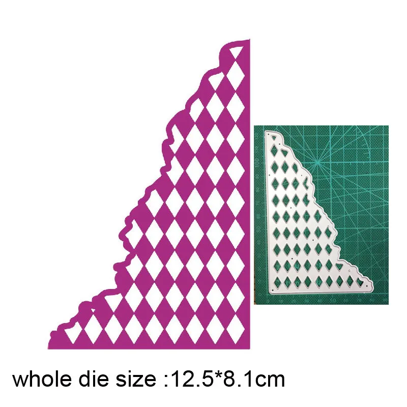 

Craft dies Grid Corner metal cutting dies cut die mold decoration Scrapbook dies knife mould blade punch stencils dies new 2021