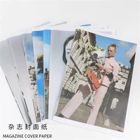 10pcs fashion magazine gift wrapping paper high end korean flower wrapping paper