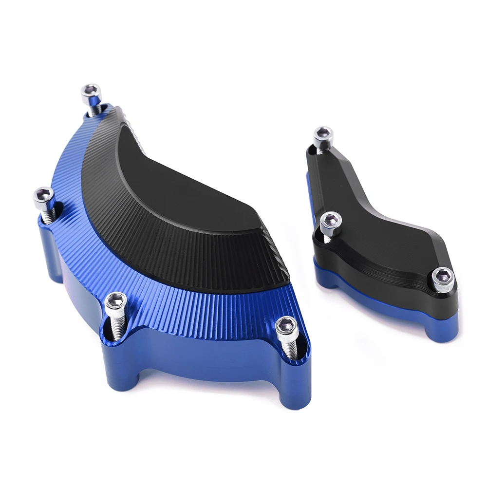 Клатч боковая крышка & Каркас двигателя статора ползунок для 2006 2021 Yamaha YZF R6 YZF600 CNC