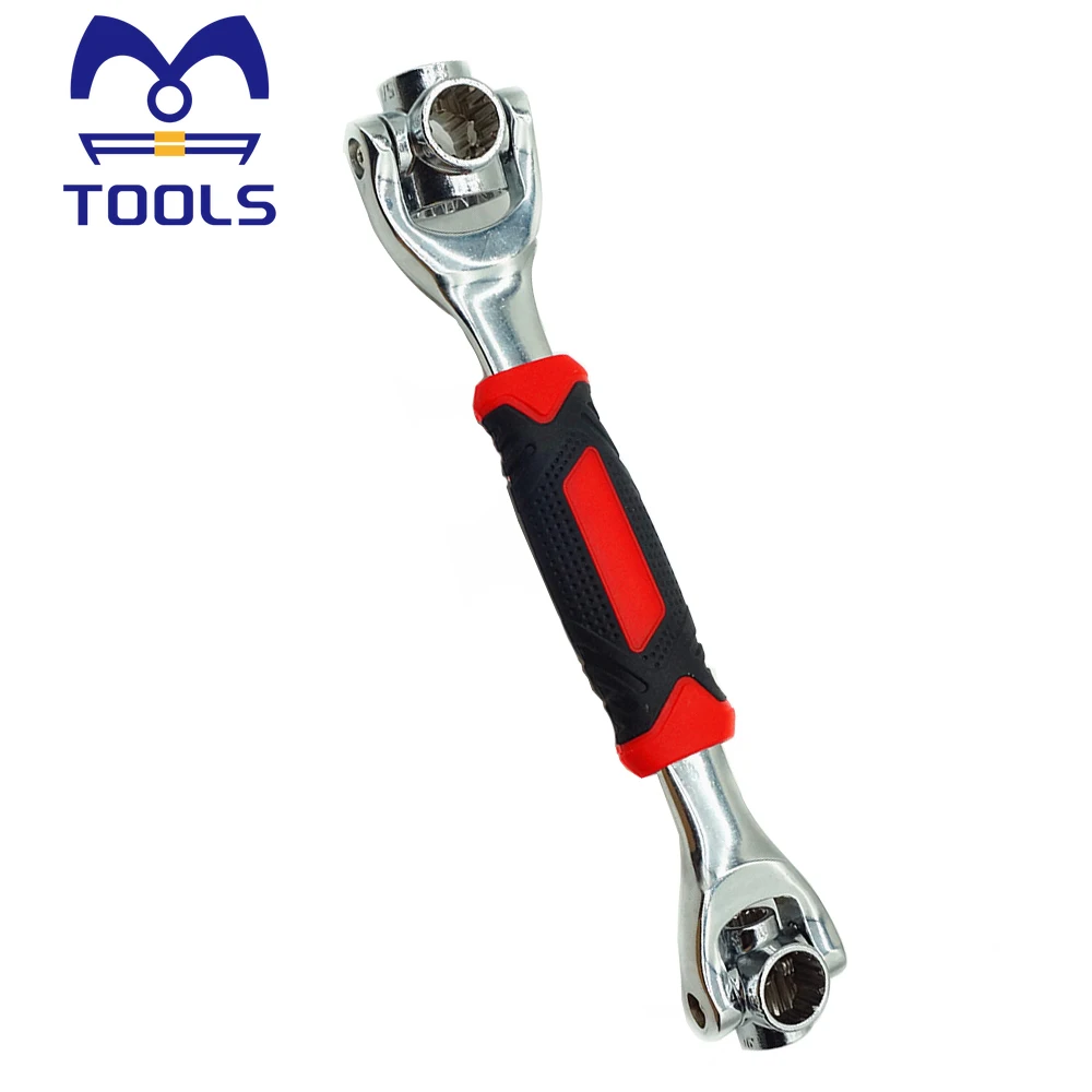 

Гаечный ключ Tiger 48 в 1, многофункциональная головка с шарнирными болтами, Поворот на 360 градусов, для ремонта мебели и автомобиля