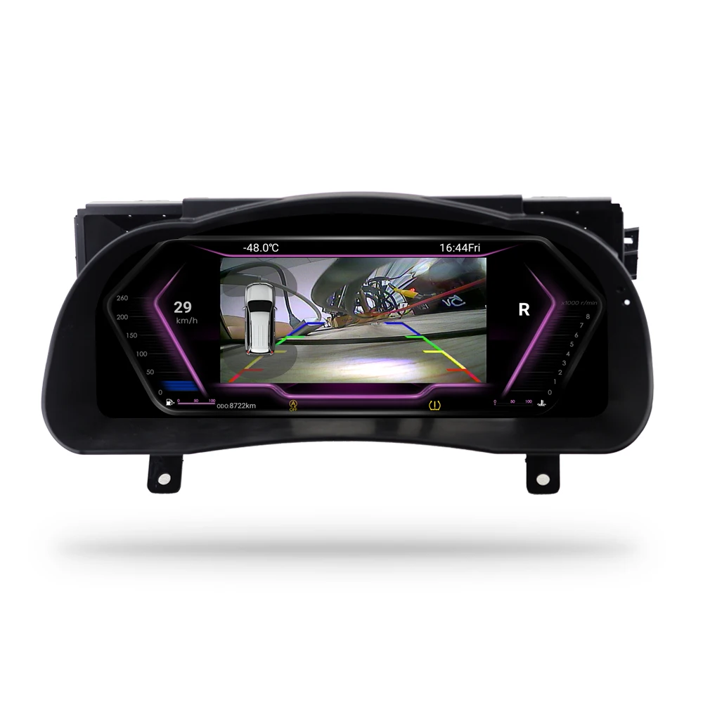 Автомобильный ЖК-приборный панель кластер для Toyota Highlander 2015-2018 2019 Android GPS навигатор
