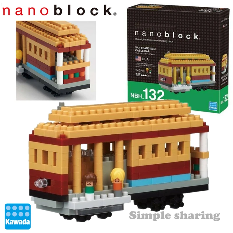 Nanoblock кабель для автомобиля в стиле селекторный автомобиль мини строительный