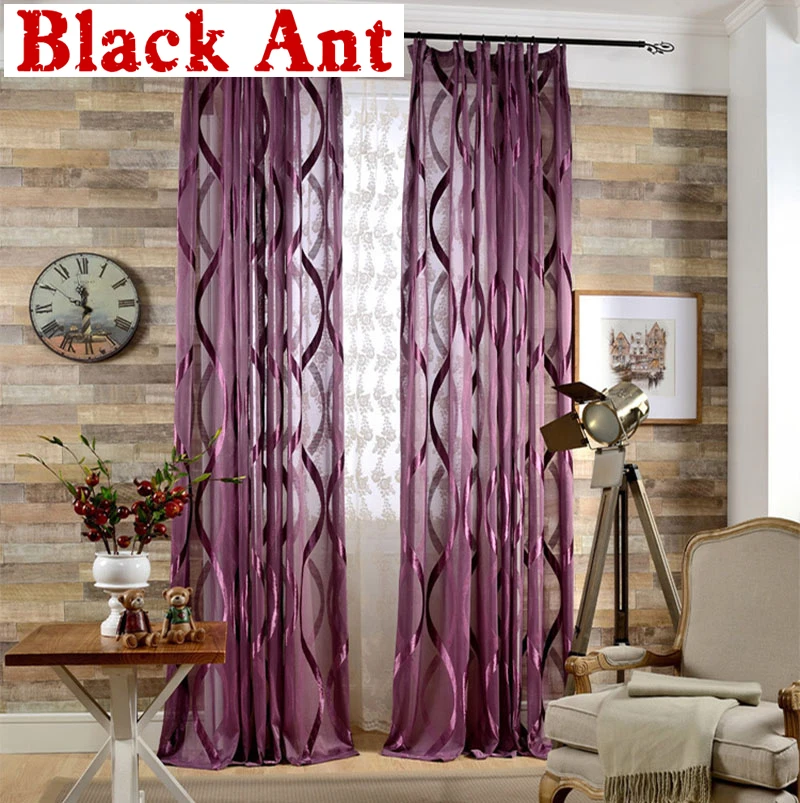 Жаккардовые шторы белая прозрачная вуаль для окон Современная гостиная спальня