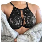 Женское кружевное нижнее белье с полной чашкой, дышащие бюстгальтеры, нижнее белье, женский жилет с эффектом пуш-ап, женские аксессуары для секс-игр