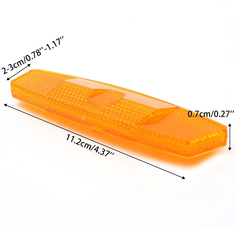 

Bicycle Bike Wheel Reflector Safety Spoke Reflective Mount Vintage Clip Warning