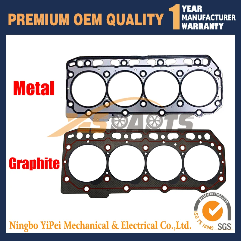 

New Cylinder Head Gasket for Yanmar 4TNV88 Engine