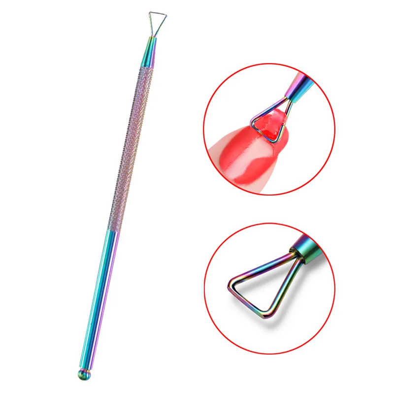 Лак для ногтей средство удаления кутикулы из нержавеющей стали треугольник