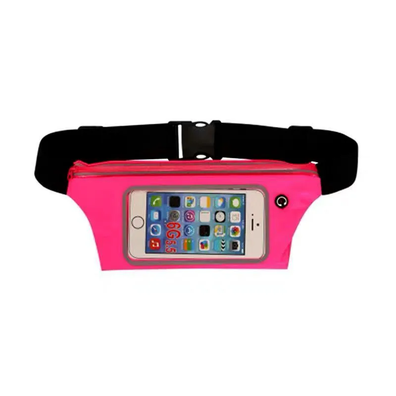 

Sports mobile phone pockets touchable screen music running belt luminous multi-function large capacity outdoor leisure