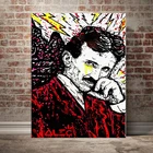 Картина Настенная, HD, Alec, монополис Никола Тесла, холст с печатью постера, декоративная картина для офиса, гостиной, домашнего декора