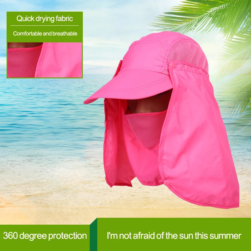 Уличная 360 градусов УФ быстросохнущая шляпа от солнца джунглей Рыбацкая