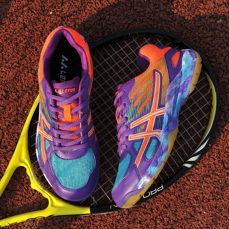 2021 New Style Men Women Profession Tennis Shoes Badminton Shoes Outdoor Lightweight Jogging Sneakers Lace Up Soft Sports Shoes