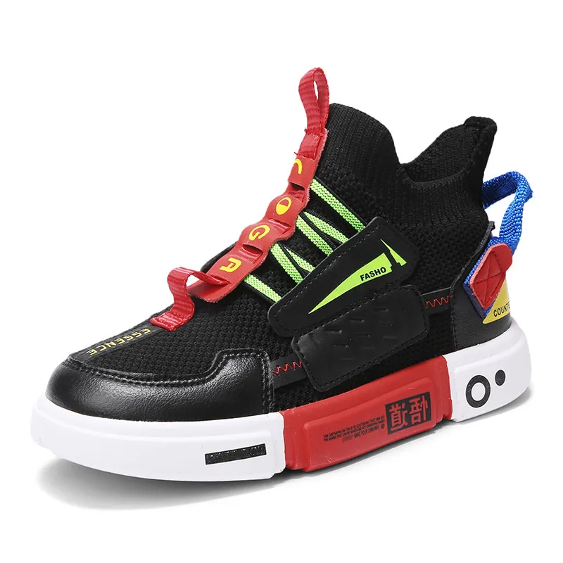 2020 весенние детские кроссовки обувь для мальчиков и девочек модная повседневная