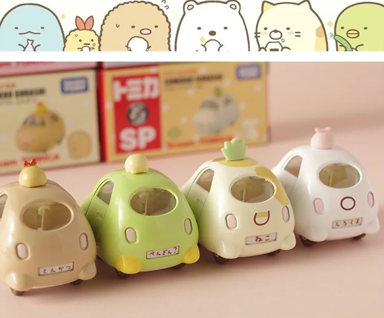 Подлинная Такара TOMY TOMICA 1: 64 Sumikkogurashi Sumikko 4 разных стиля, модель автомобиля, игрушки, изысканные подарки, игрушки для детей