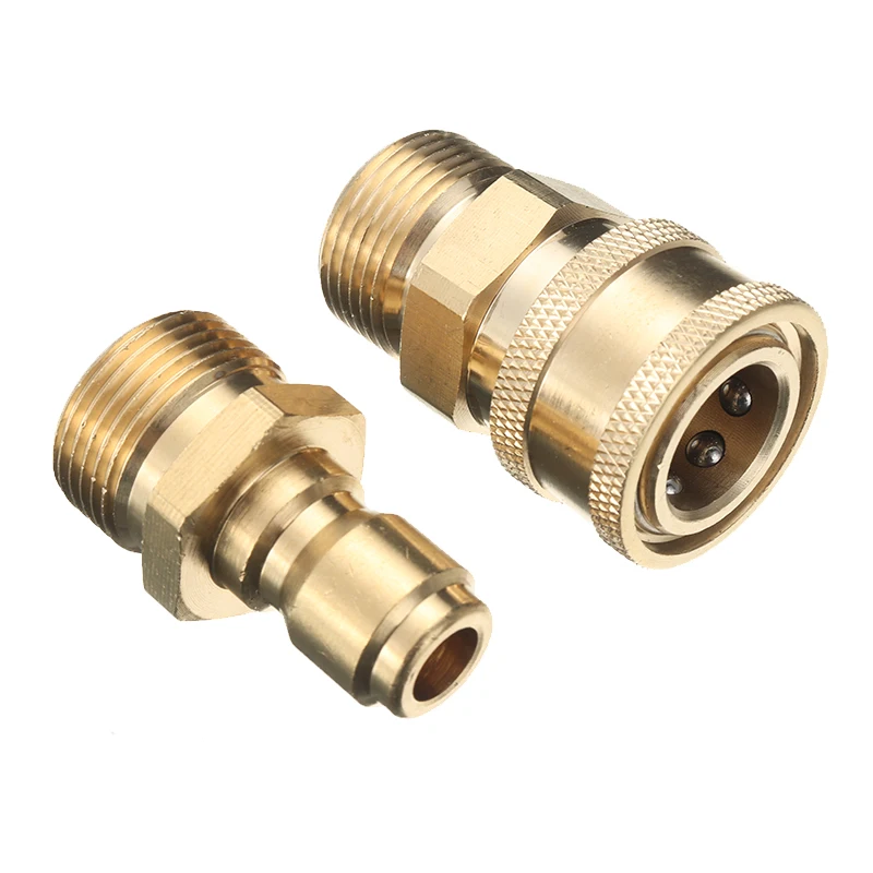 

Латунная мойка высокого давления, шарнирное соединение M22, резьба 3/4 дюйма, зеркальный соединитель для распылителя шланга, аксессуары для полива сада