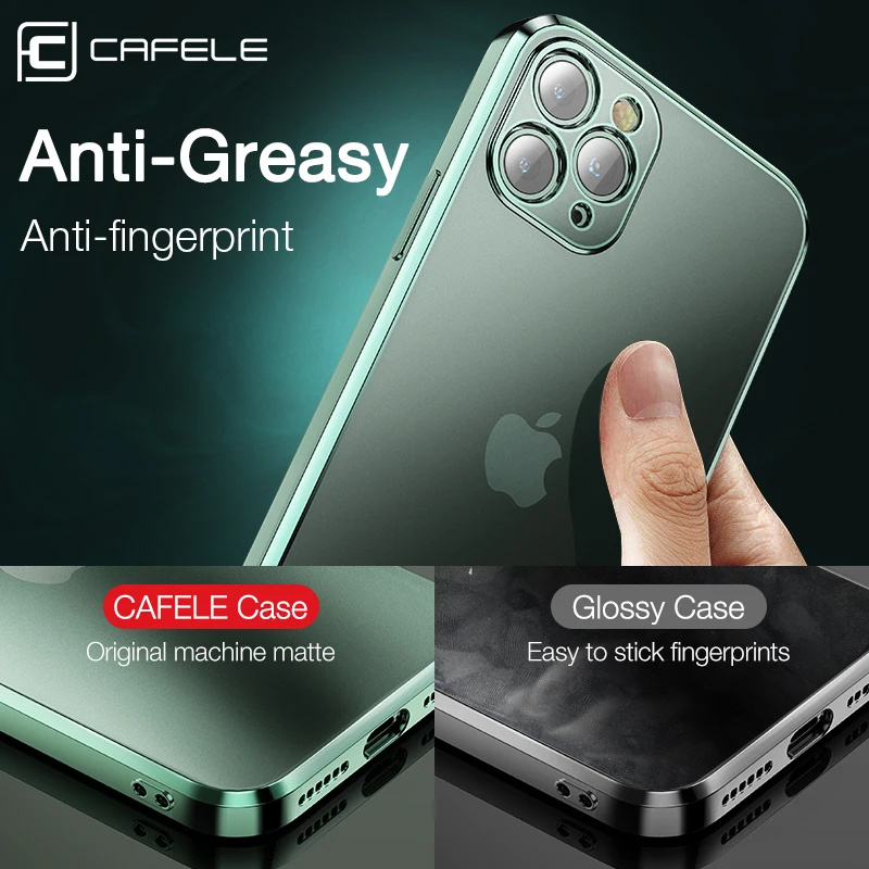 Чехол Cafele для iPhone 12 11 Pro Max роскошные мягкие силиконовые чехлы Mini прозрачная