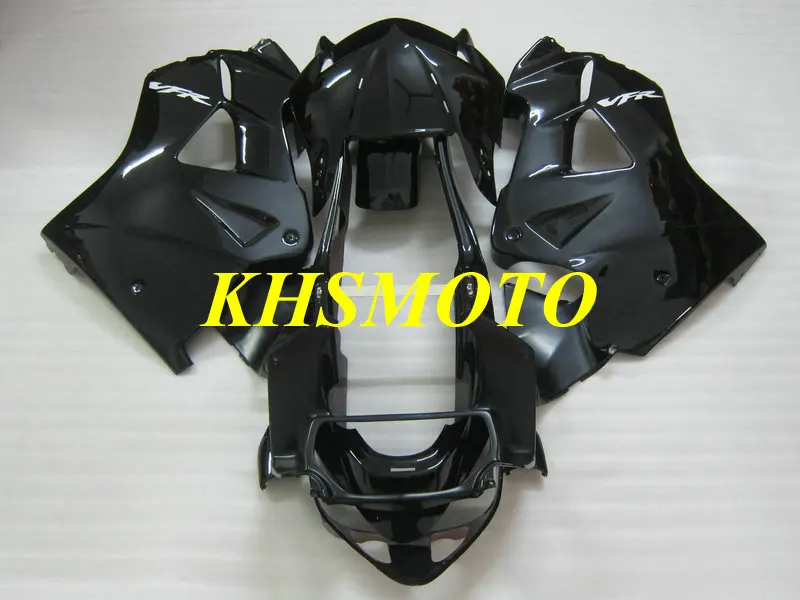 Комплект обтекателей для мотоцикла VFR800 98 99 00 01 VFR 800 1998 1999 2000 ABS глянцевые черные