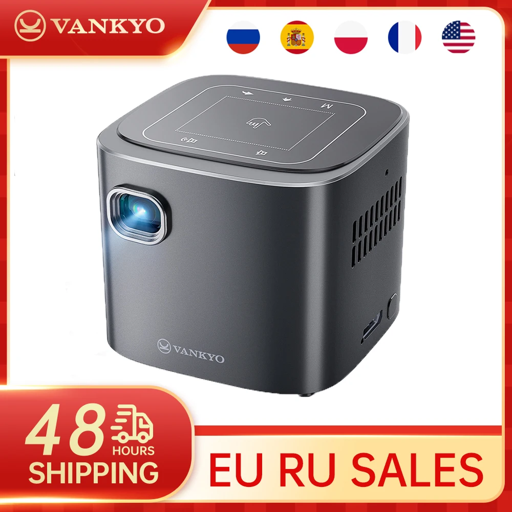 Портативный мини проектор VANKYO GO200 1 ГБ 16 7 ГБ/2 4 Wi Fi BT4.0 5G дюймов| |