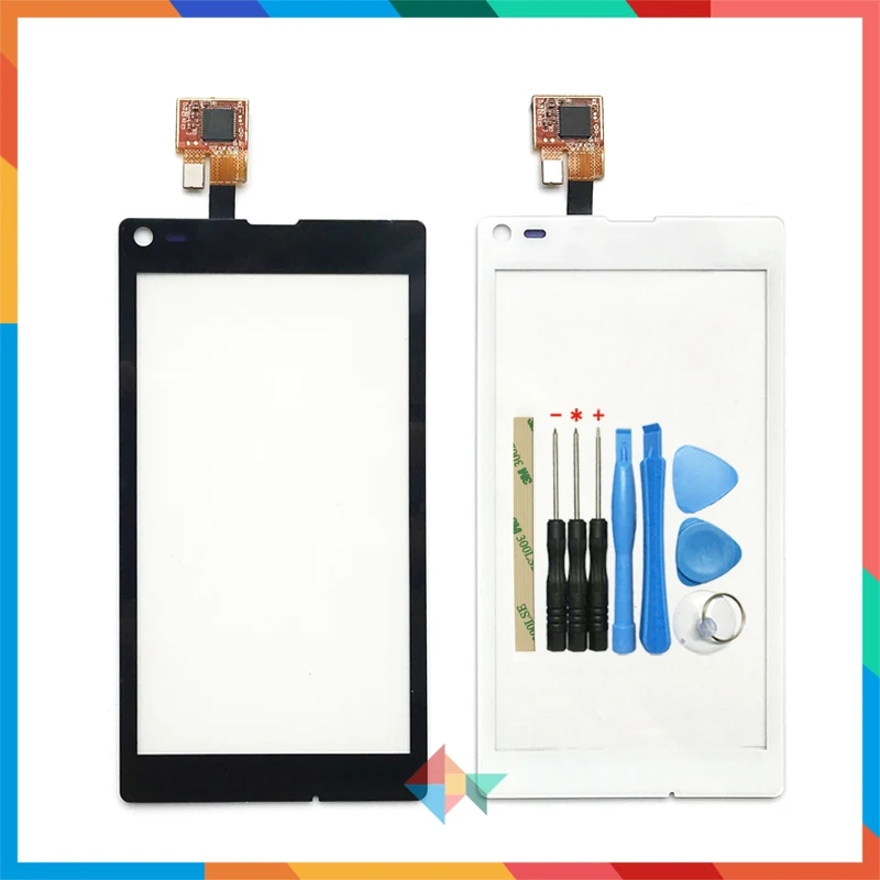 

High Quality 4.3" For Sony Xperia L S36h C2105 C2104 Touch Screen Digitizer Front Glass Lens Sensor Panel