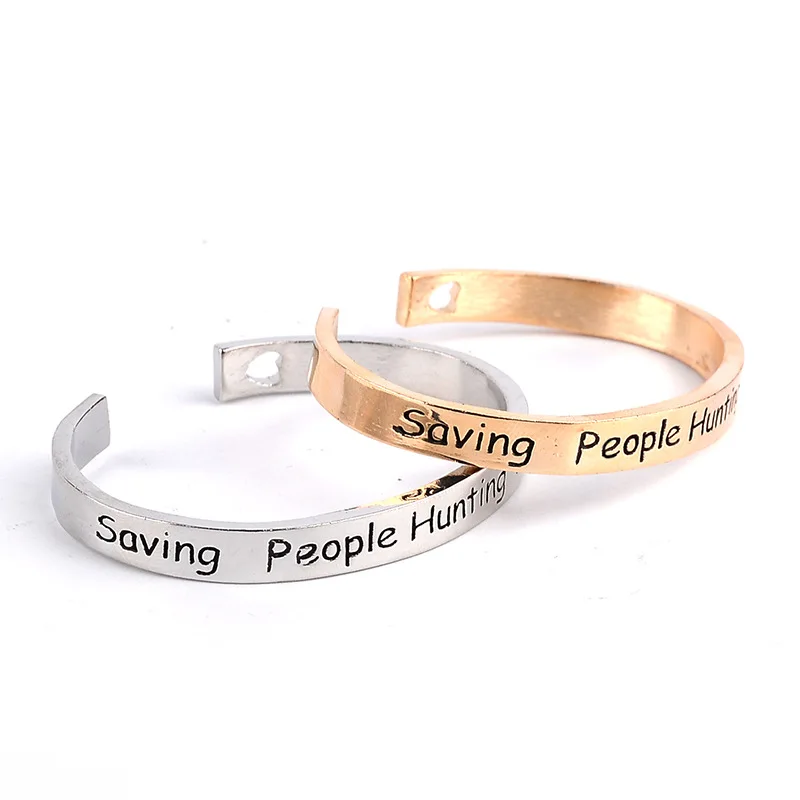 Новый браслет сплав лазерная гравировка буквы спасение людей охотничьи вещи