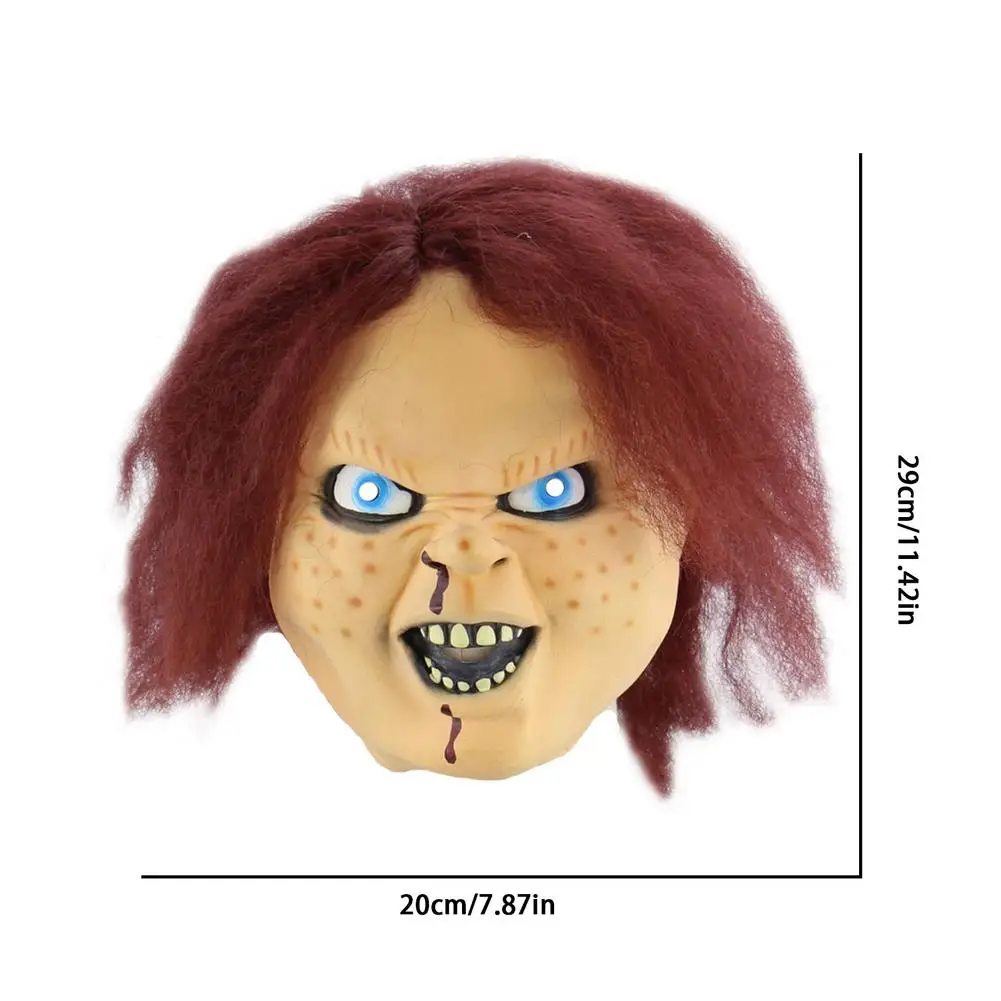 

Ghost Baby Mask Halloween Full Face Cover Latex Bar Prom Party Scary Headgear Halloween Cosplay Decoration Ghost Mask