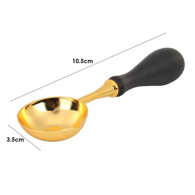 1pc wax spoon Ретро цилиндрическая печать воск латунь штамп для конверта печать штамп печать воск DIY Украшение для пригласительных открыток ремесло подарок - Color: 1pc wax spoon
