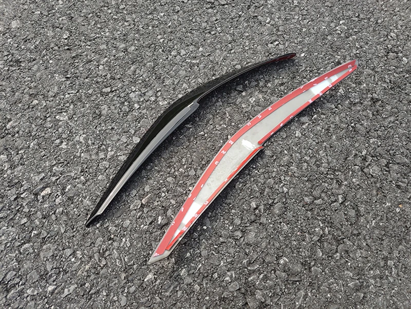 Хром ABS головной светильник передняя лампа брови век планки для 2018для Mazda 6 GJ ATENZA для мазда 6