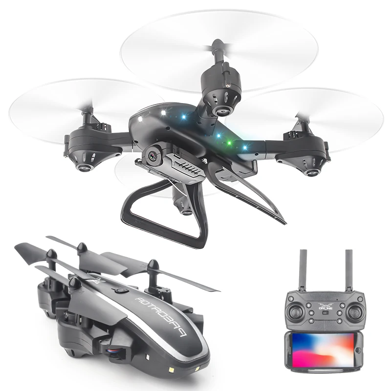 Мини Дроны с камерой hd Профессиональный rc вертолет селфи дроны Дрон Квадрокоптер