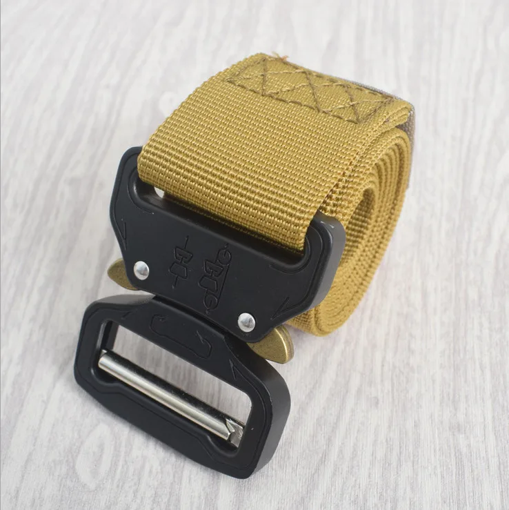 

Adjustable Fashion Men's Tactical Belts Military Waist Belt with Metal Buckle Heavy Duty Training Waist Belt