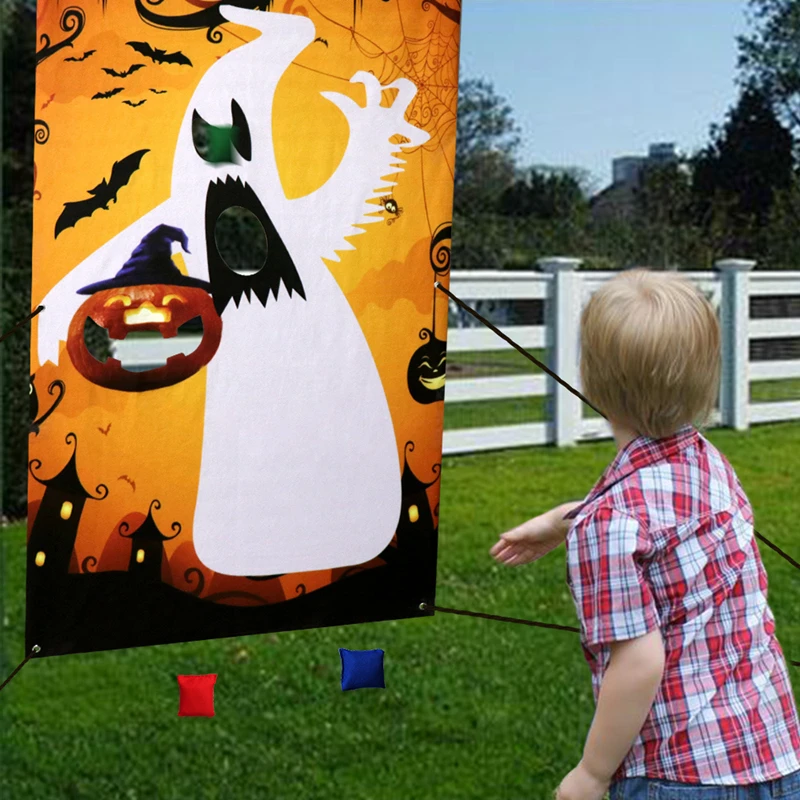 Хэллоуин Тыква бобы мешок бросать игры призрак Веселые карнавальные Вечерние