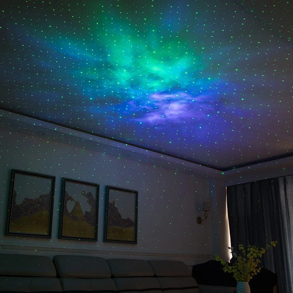 Проектор звездный 8 режимов галактика со светодиодом туманность облако Звездный