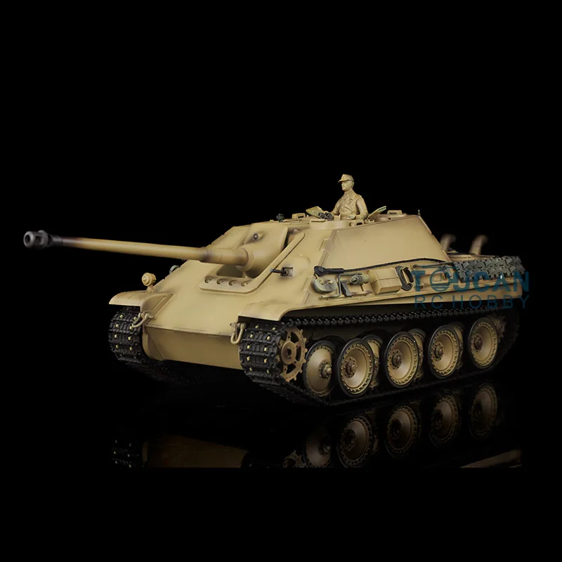 HENG LONG 1/16 желтый 7 0 Модернизированный Jadpanther RTR RC Tank 3869 металлические редукторы