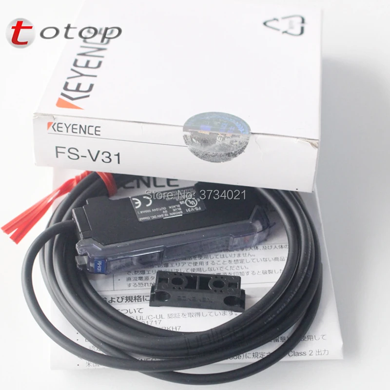 Keyence FS-V31 цифровой волоконно-оптический датчик выход тип NPN 12-24VDC
