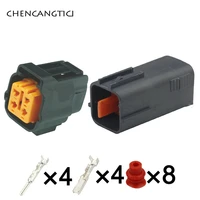 1 set 4 pin sumitomo wire connector oxygen o2 sensor plug automotive male female socket for toyota 6195 0018 6195 0015